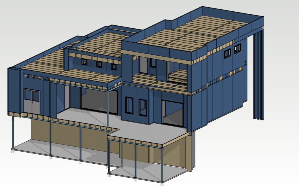 Modeling Services for custom residential building using cold formed steel in USA