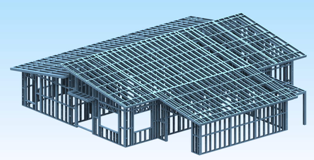 Detailing BIM services for single family home in California,USA