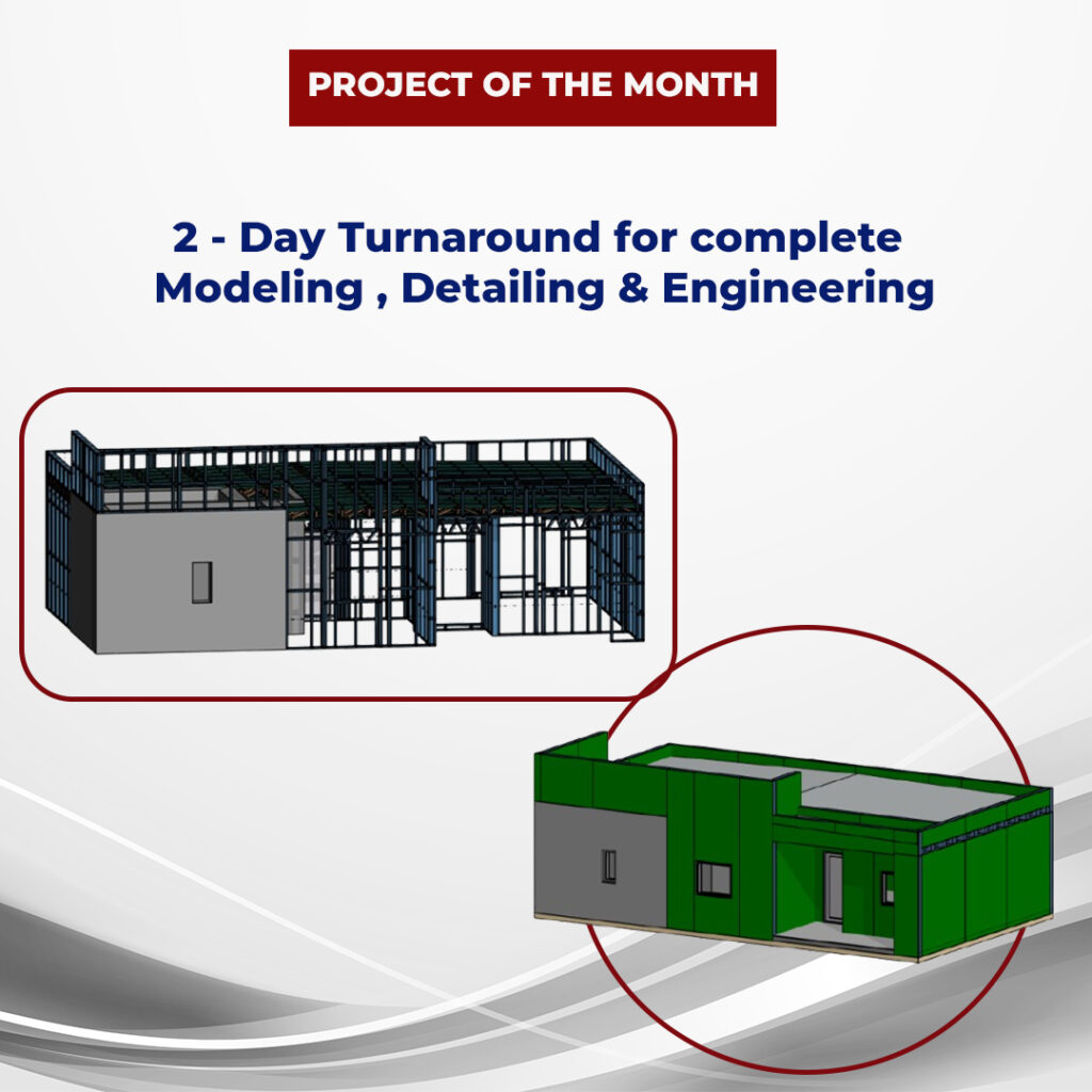 Modeling detailing using cold formed steel in Israel
